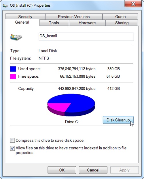 chay disk cleanup