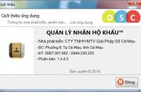 Phần mềm quản lý nhân hộ khẩu